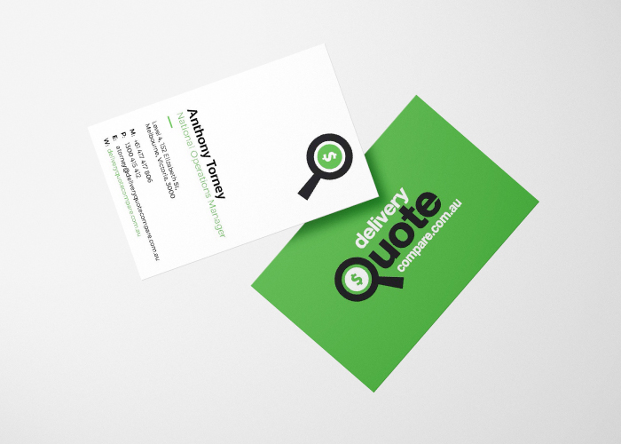 Delivery Quote Business Cards
