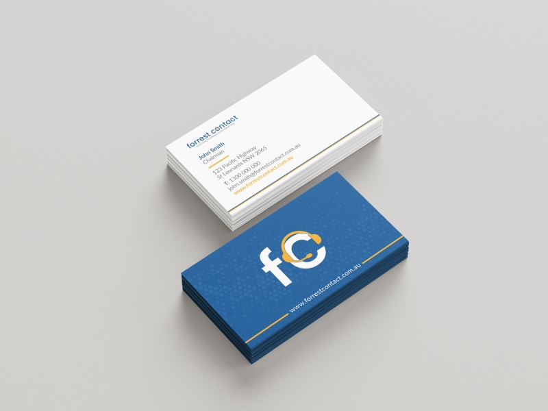 Free 90x50mm Business Card Mockup 1