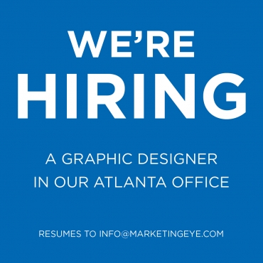 Now Hiring: Graphic Designer at Marketing Eye Atlanta